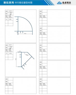 80S sliding window profile diagram